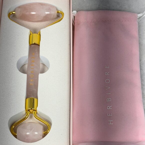 Herbivore Rose Quartz Facial Roller is an incredible tool for inner+outer beauty - Picture 1 of 2